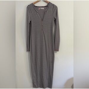 Free People Beach - Striped Maxi Cover Up Dress Vacation Resort Vibes